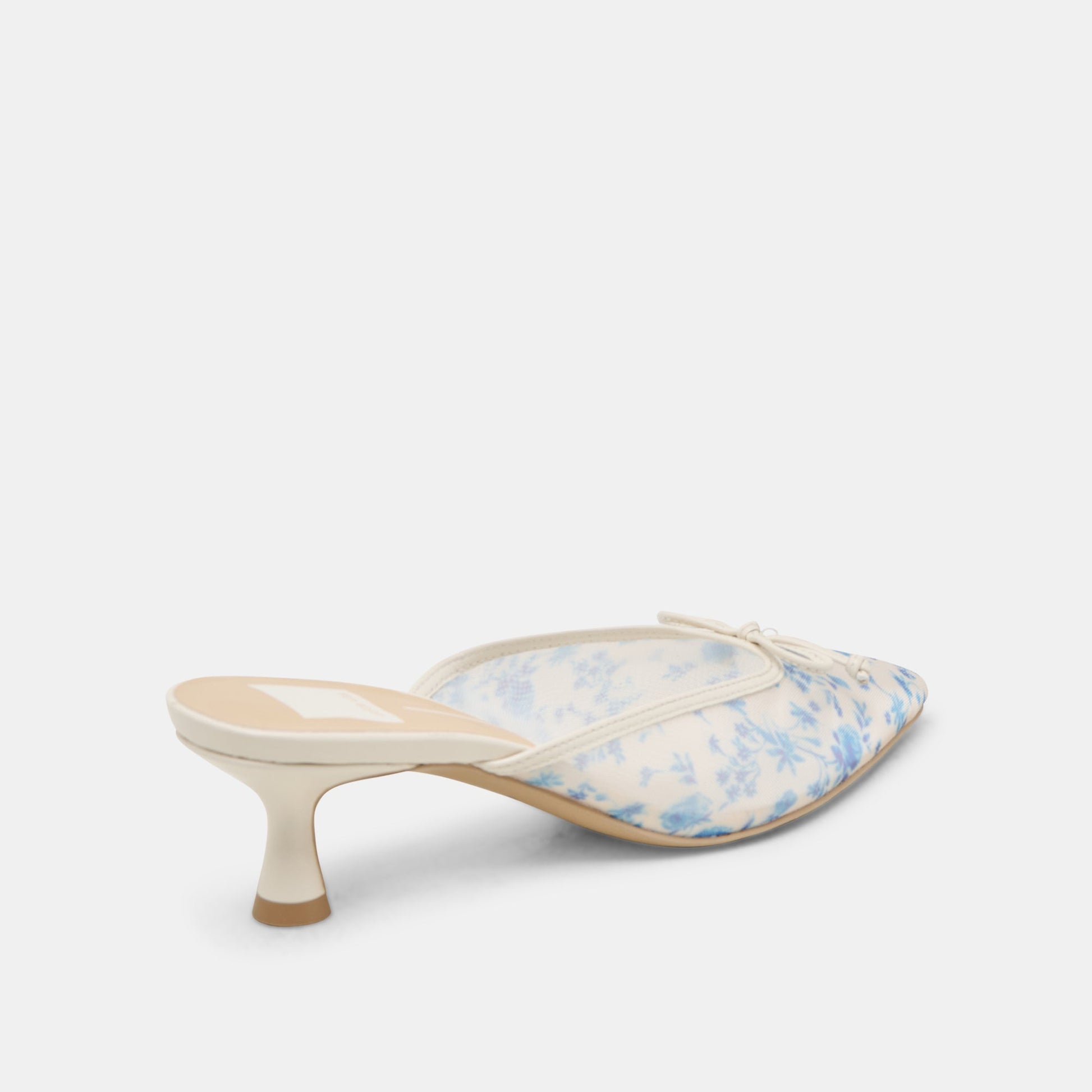 Cleo Blue Floral Mesh Heels - Dolce Vita