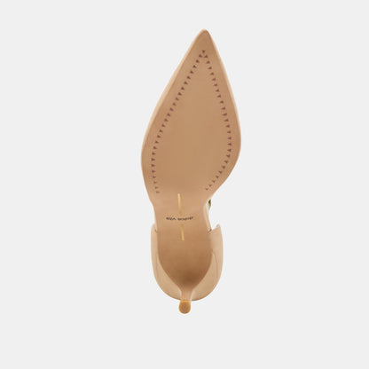 ELOY HEELS TAN SUEDE - Dolce Vita