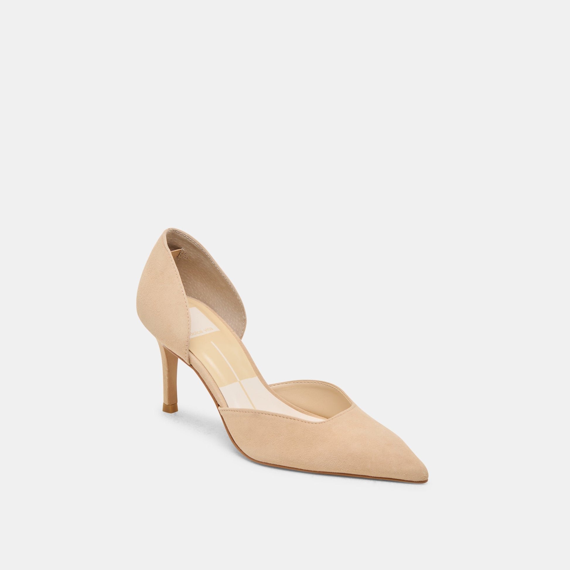 ELOY HEELS TAN SUEDE - Dolce Vita