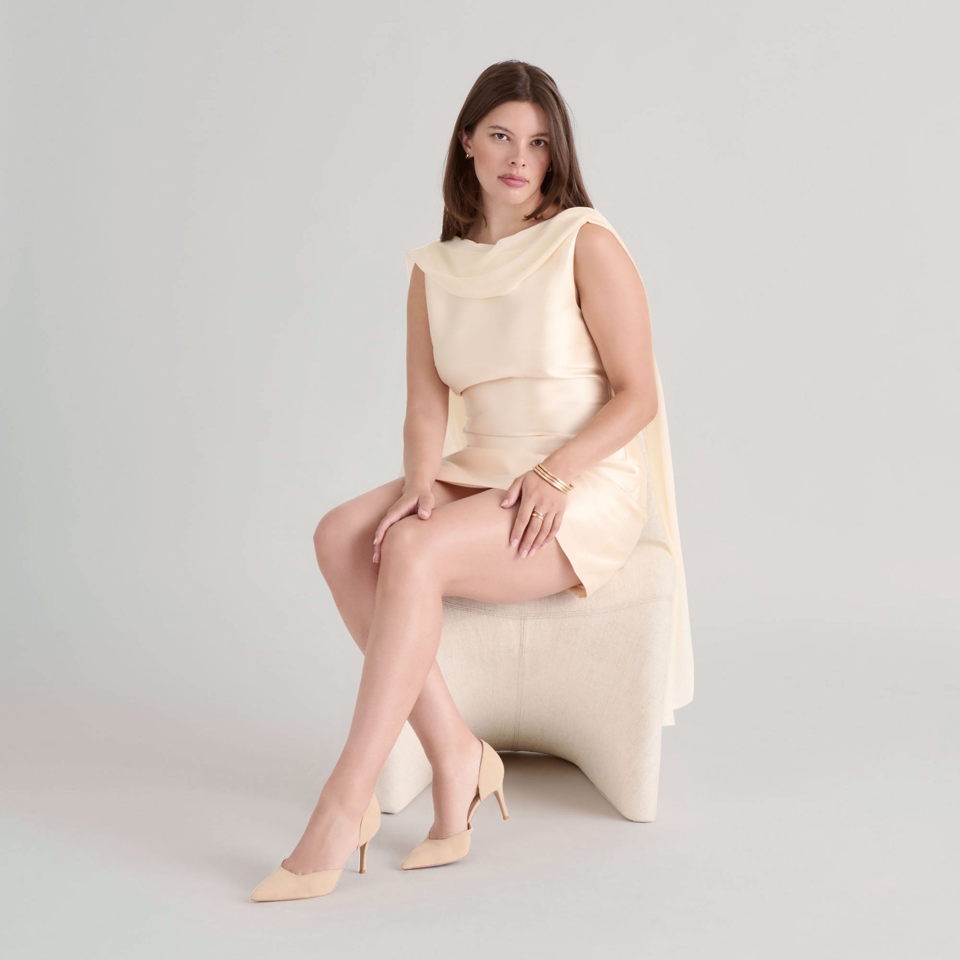 ELOY HEELS TAN SUEDE - Dolce Vita