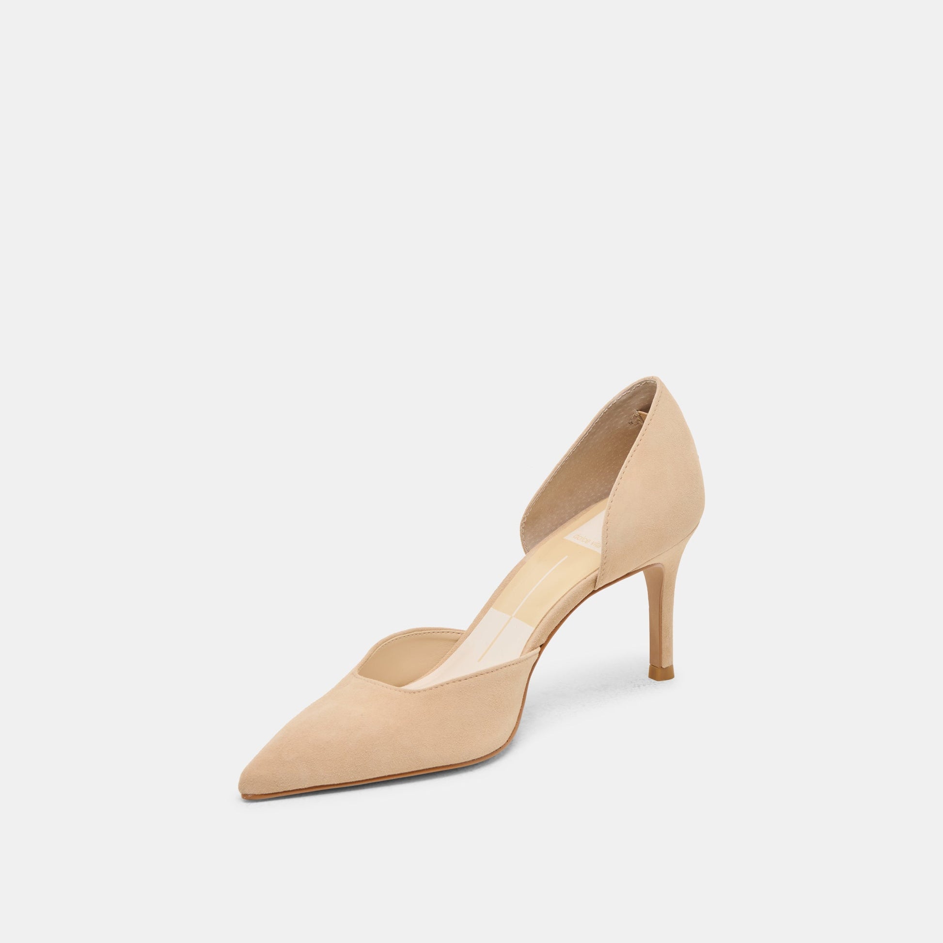 ELOY HEELS TAN SUEDE - Dolce Vita