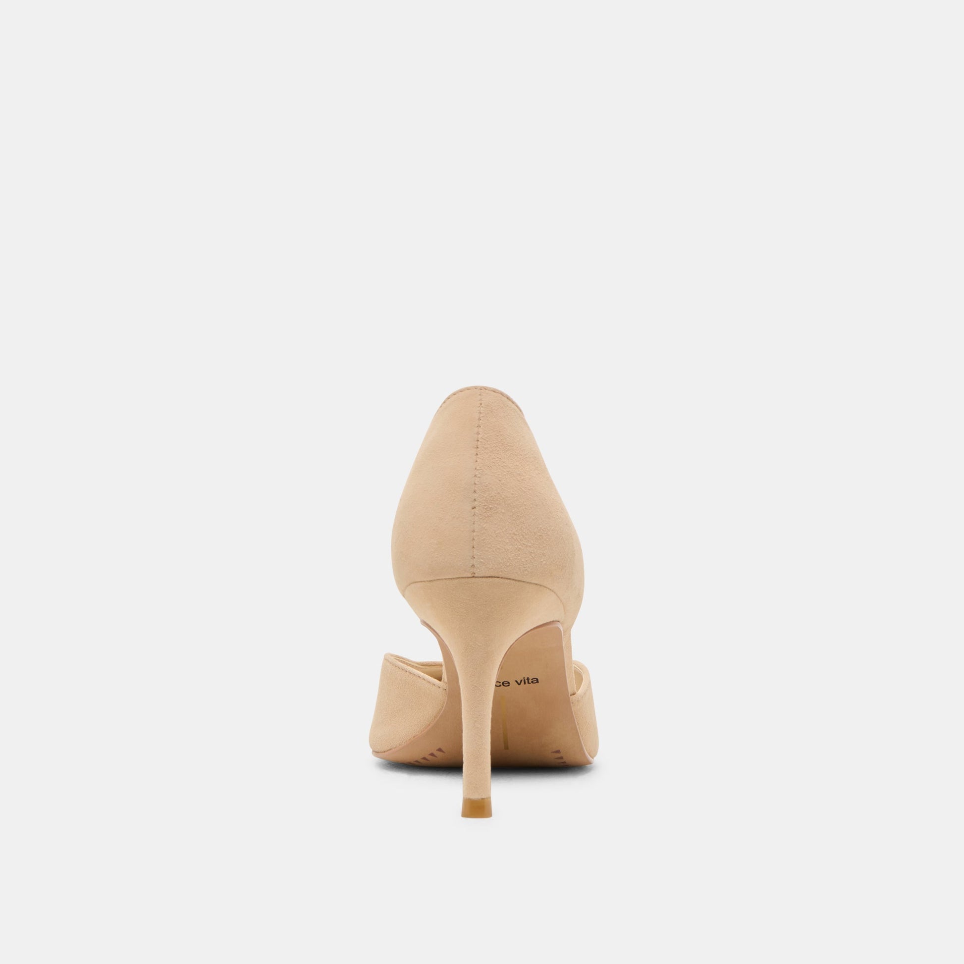 ELOY HEELS TAN SUEDE - Dolce Vita
