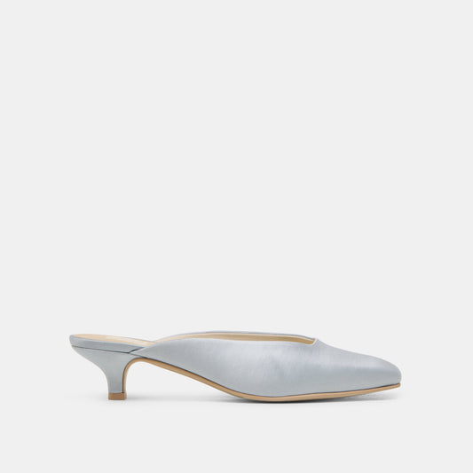 UMARA HEELS LIGHT BLUE SATIN - Dolce Vita