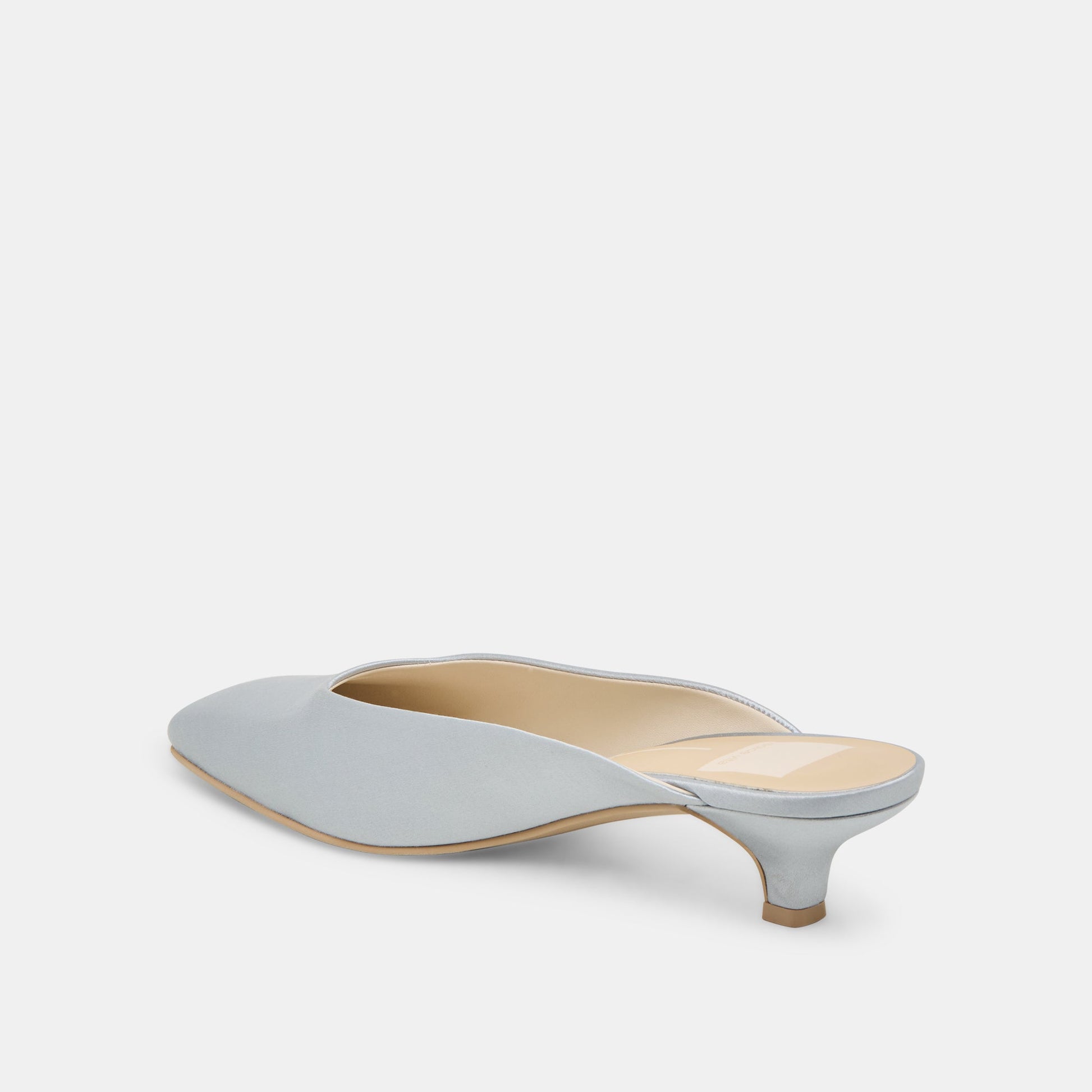 UMARA HEELS LIGHT BLUE SATIN - Dolce Vita