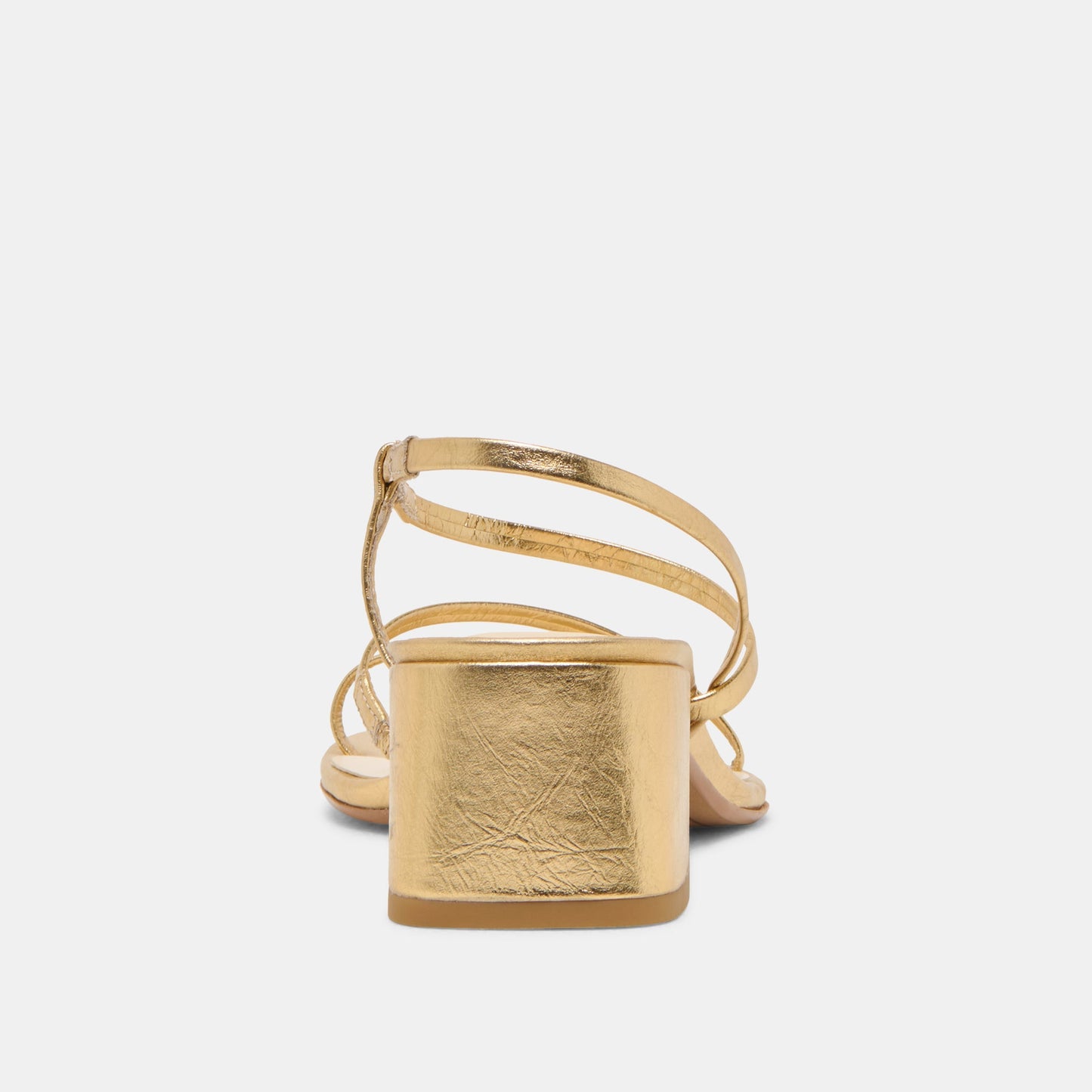 Trini Gold Leather Heels - Dolce Vita
