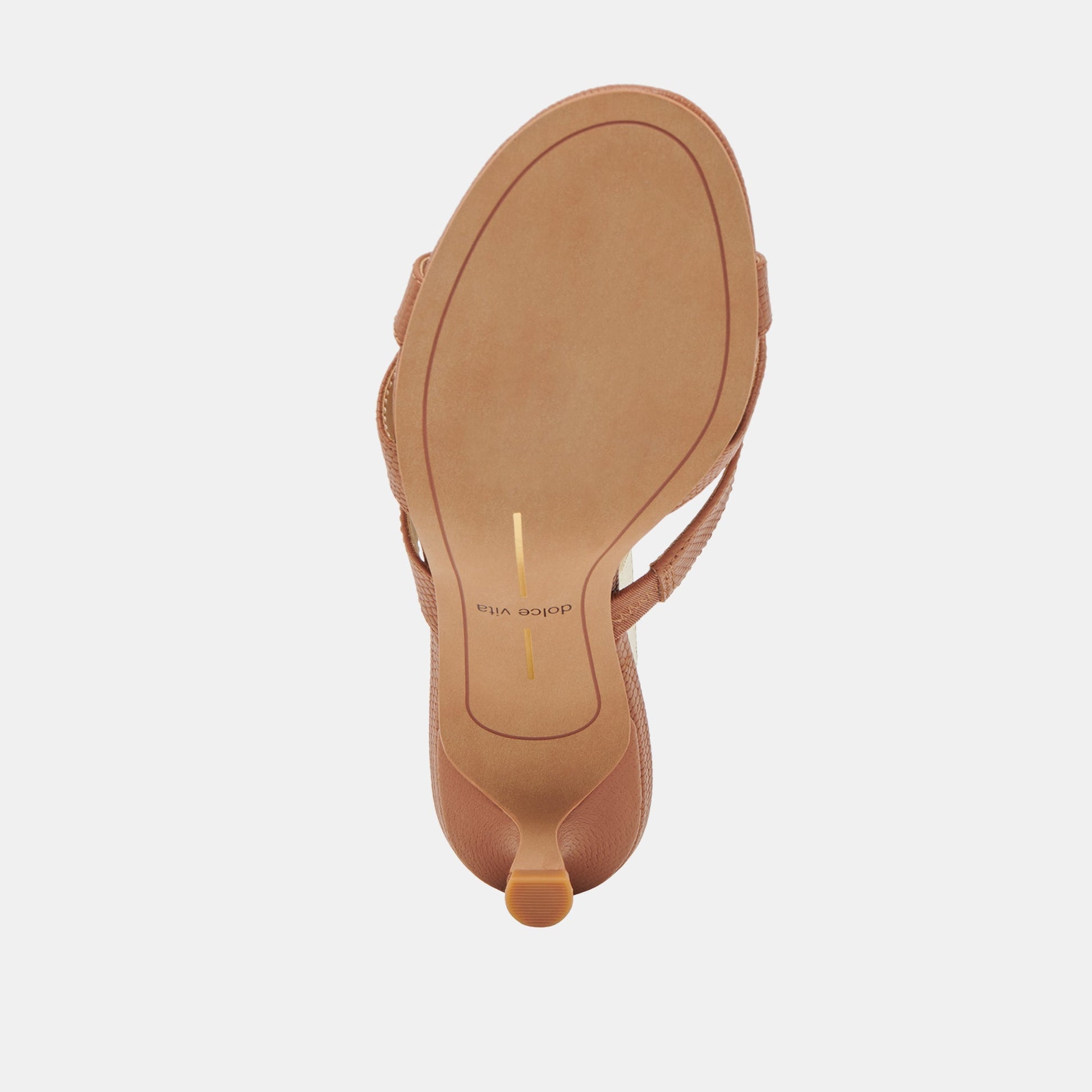 LERAH HEELS SADDLE EMBOSSED LEATHER - Dolce Vita
