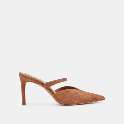 KANIKA HEELS PECAN SUEDE - Dolce Vita