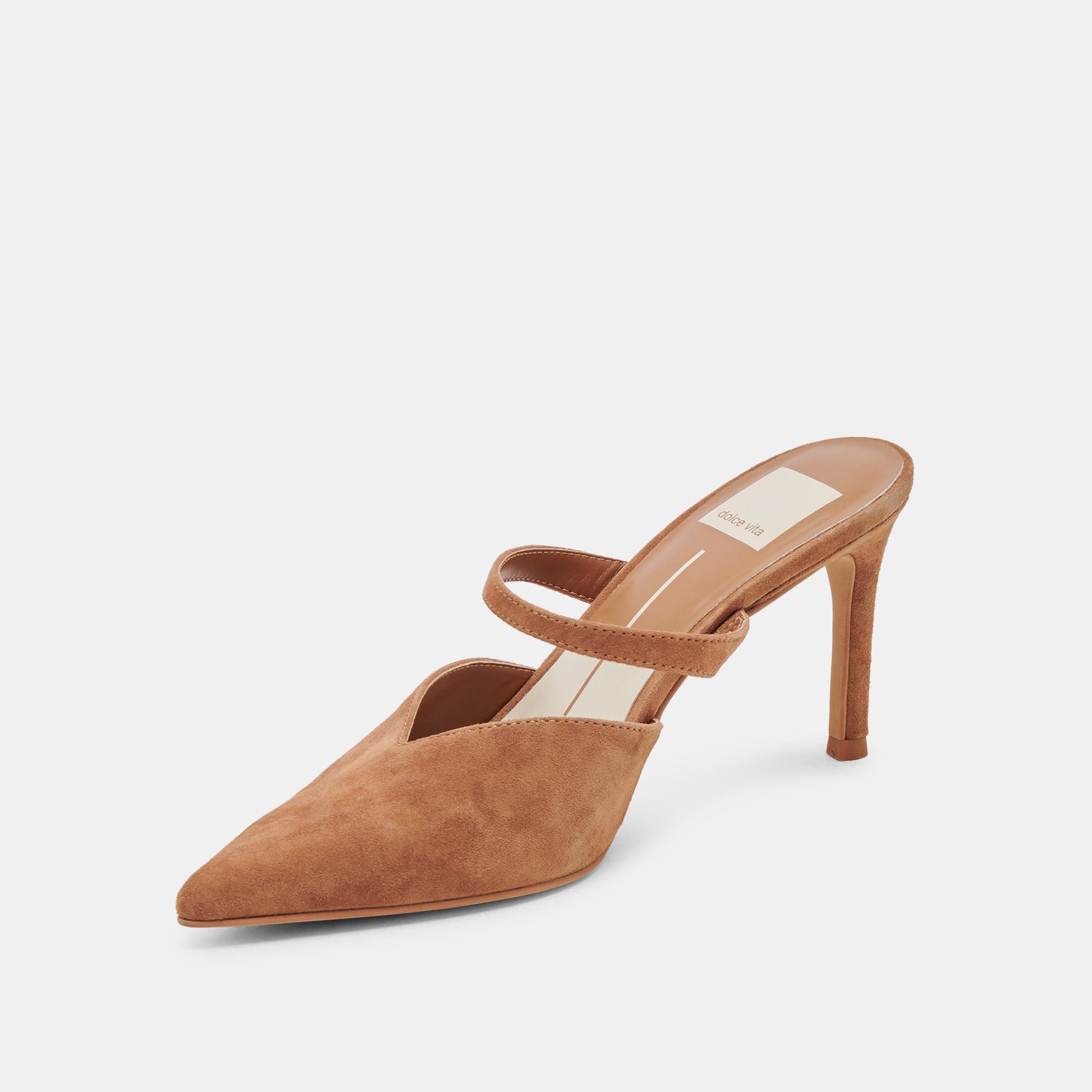KANIKA HEELS PECAN SUEDE - Dolce Vita