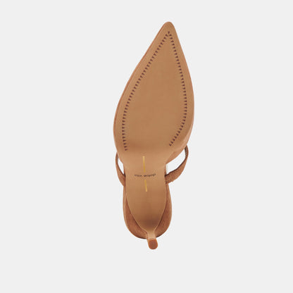 KANIKA HEELS PECAN SUEDE - Dolce Vita