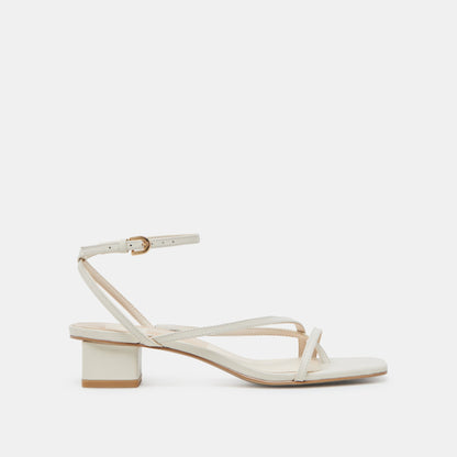 KARLOS SANDALS BONE LEATHER - Dolce Vita