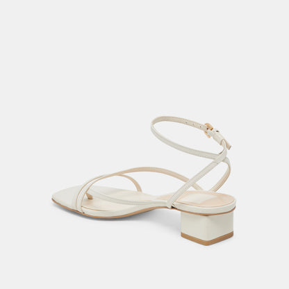 KARLOS SANDALS BONE LEATHER - Dolce Vita