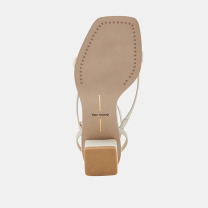 KARLOS SANDALS BONE LEATHER - Dolce Vita