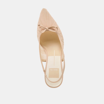 Yela Praline Tulle Heels - Dolce Vita