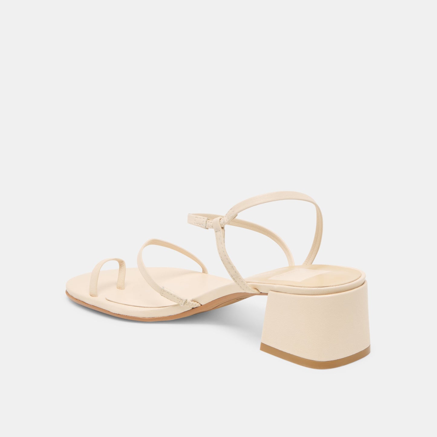 Trini Creme Leather Heels - Dolce Vita
