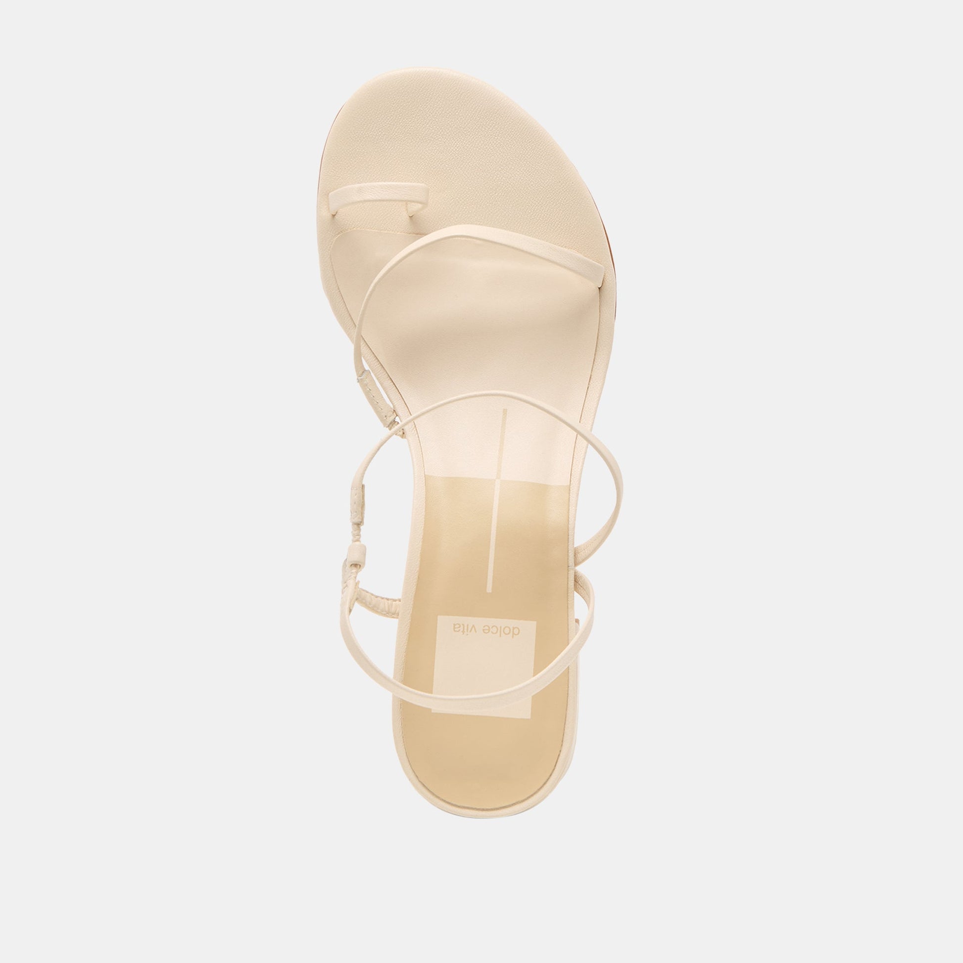 Trini Creme Leather Heels - Dolce Vita