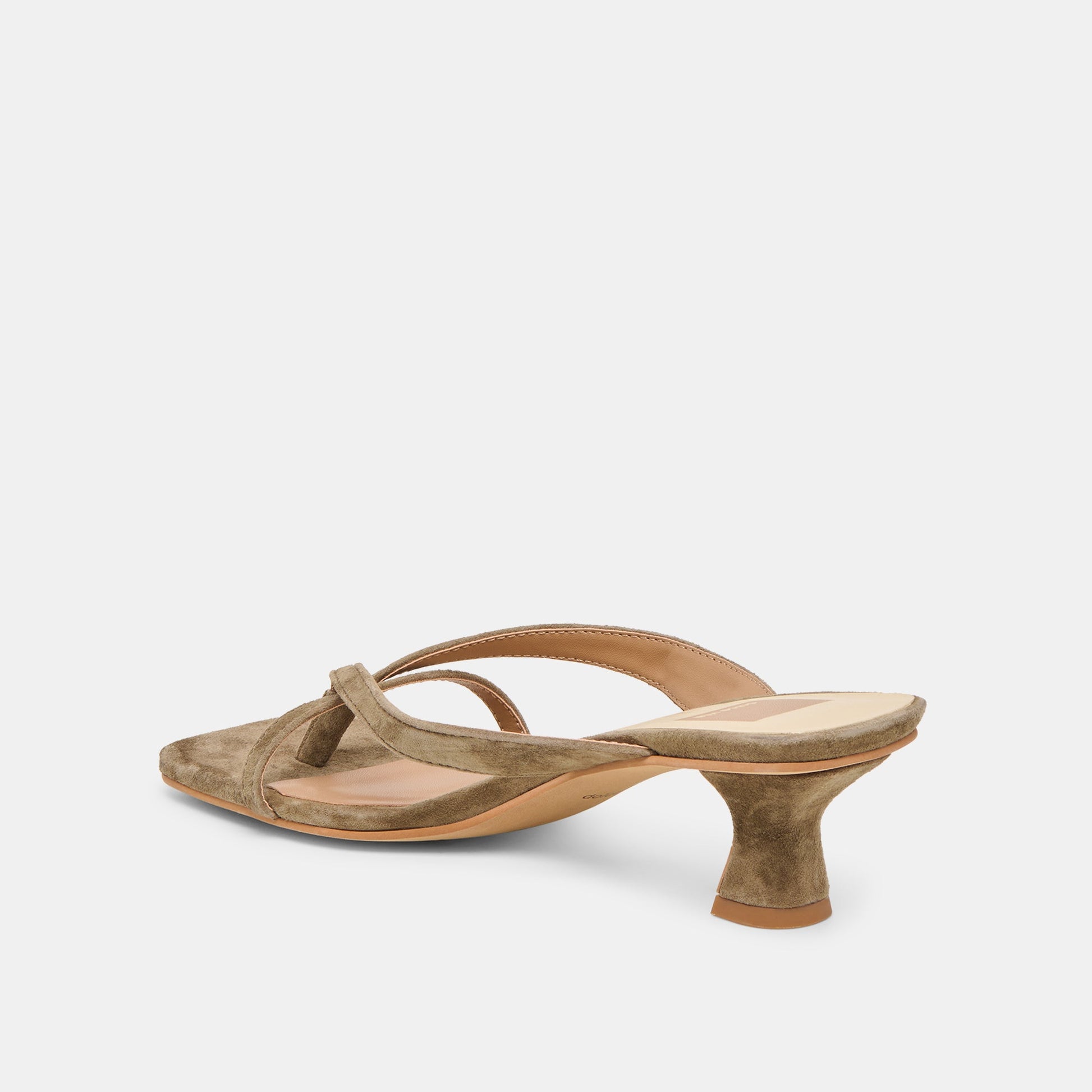 Brevel Olive Suede Heels - Dolce Vita