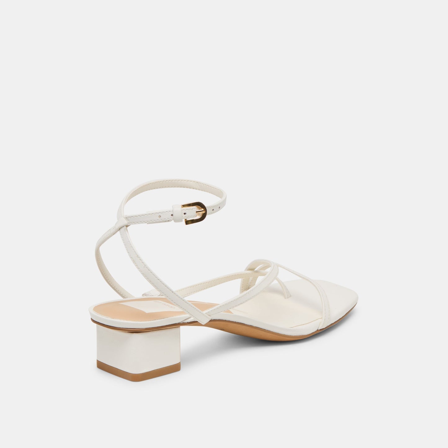 Karlos True White Leather Sandals - Dolce Vita