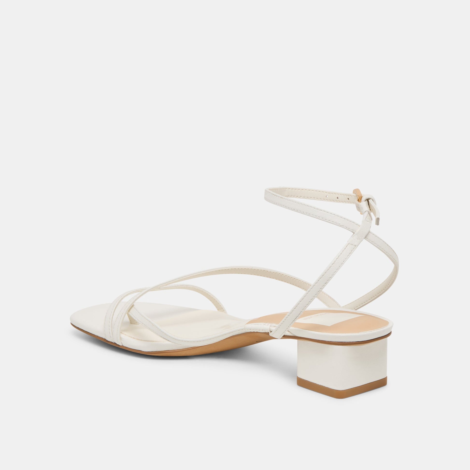 Karlos True White Leather Sandals - Dolce Vita