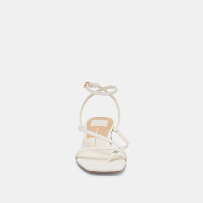 Karlos True White Leather Sandals - Dolce Vita