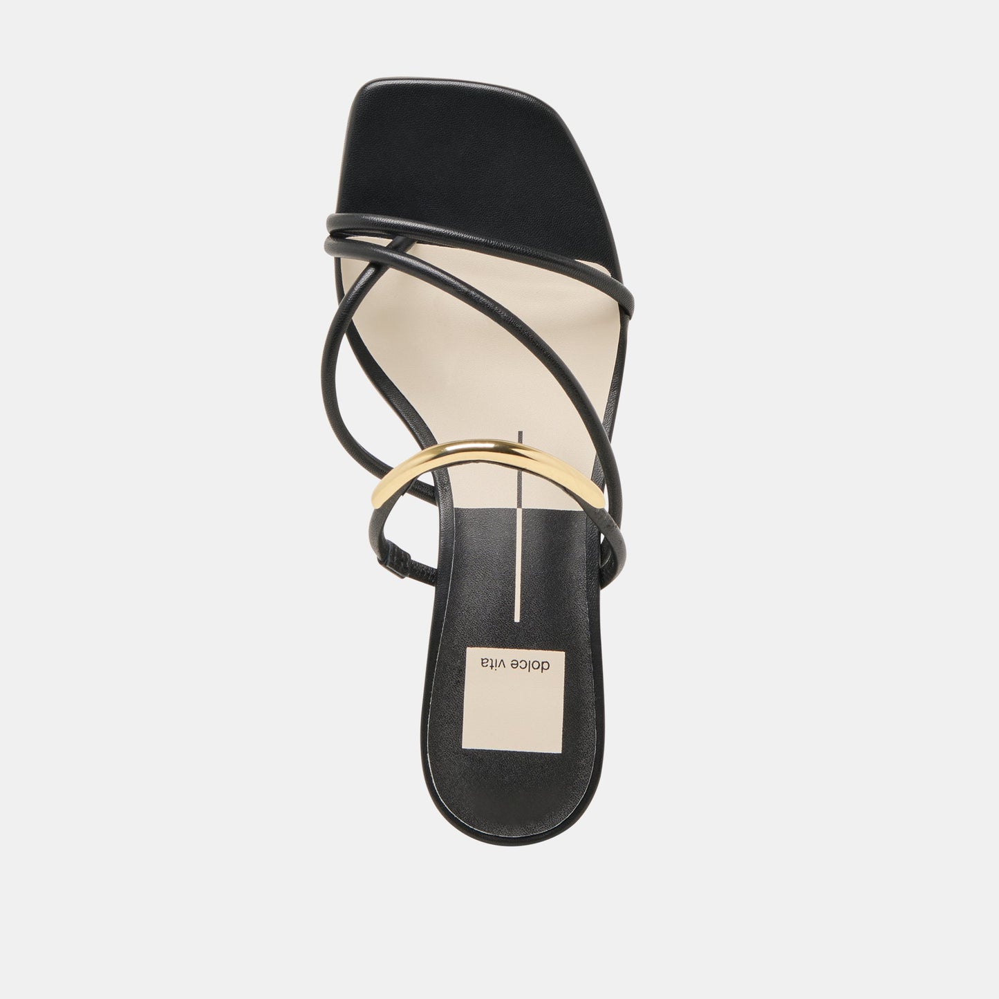 NAIRA HEELS BLACK LEATHER - Dolce Vita