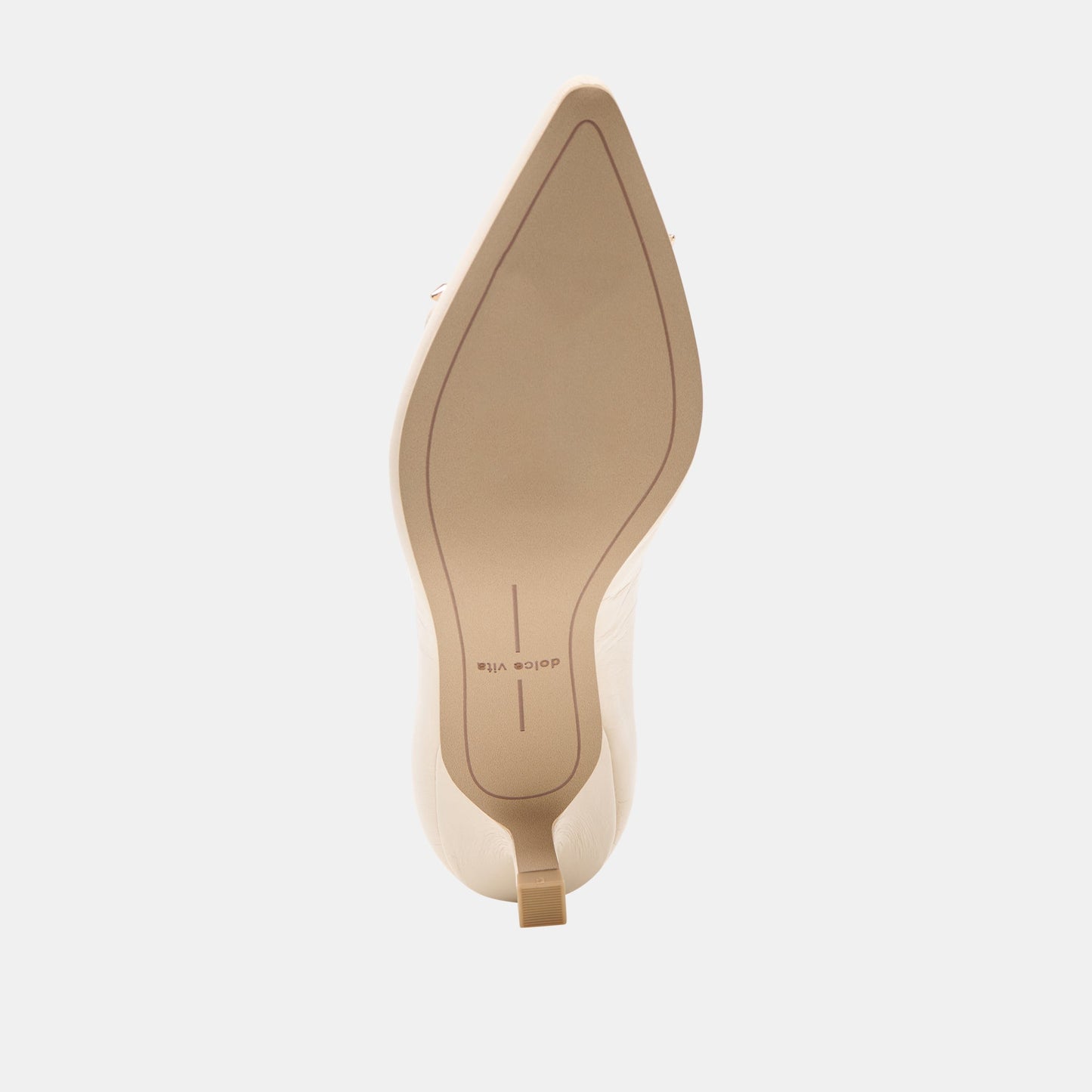 Clarie Bone Crinkle Patent Leather Heels - Dolce Vita