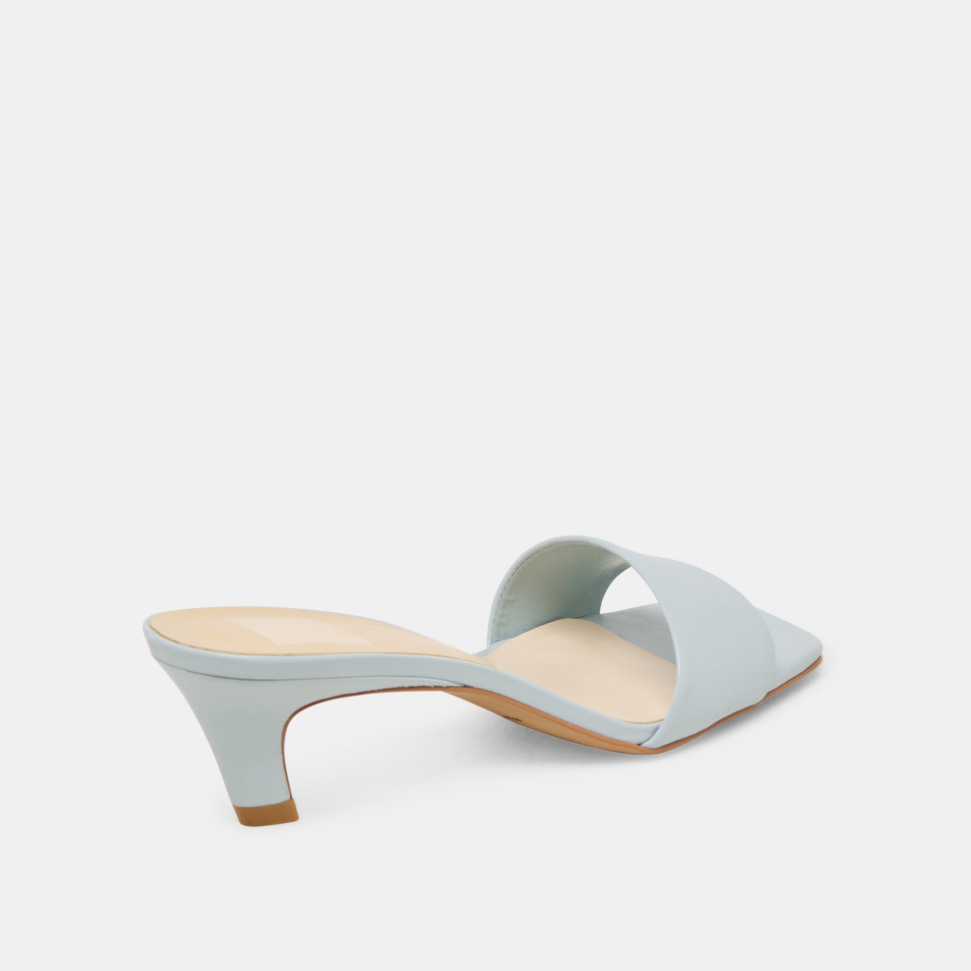 Rexa Ice Blue Leather Heels - Dolce Vita