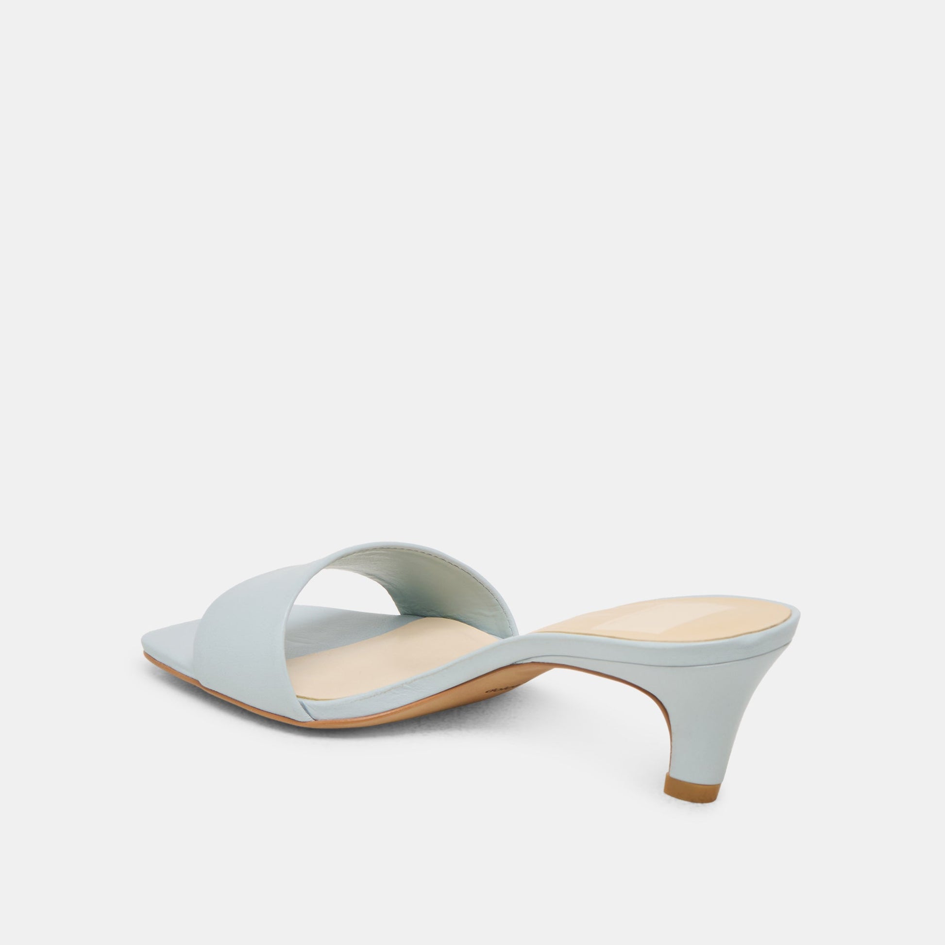 Rexa Ice Blue Leather Heels - Dolce Vita