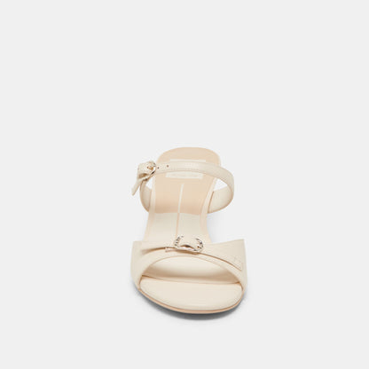 LORALI HEELS CREME LEATHER - Dolce Vita