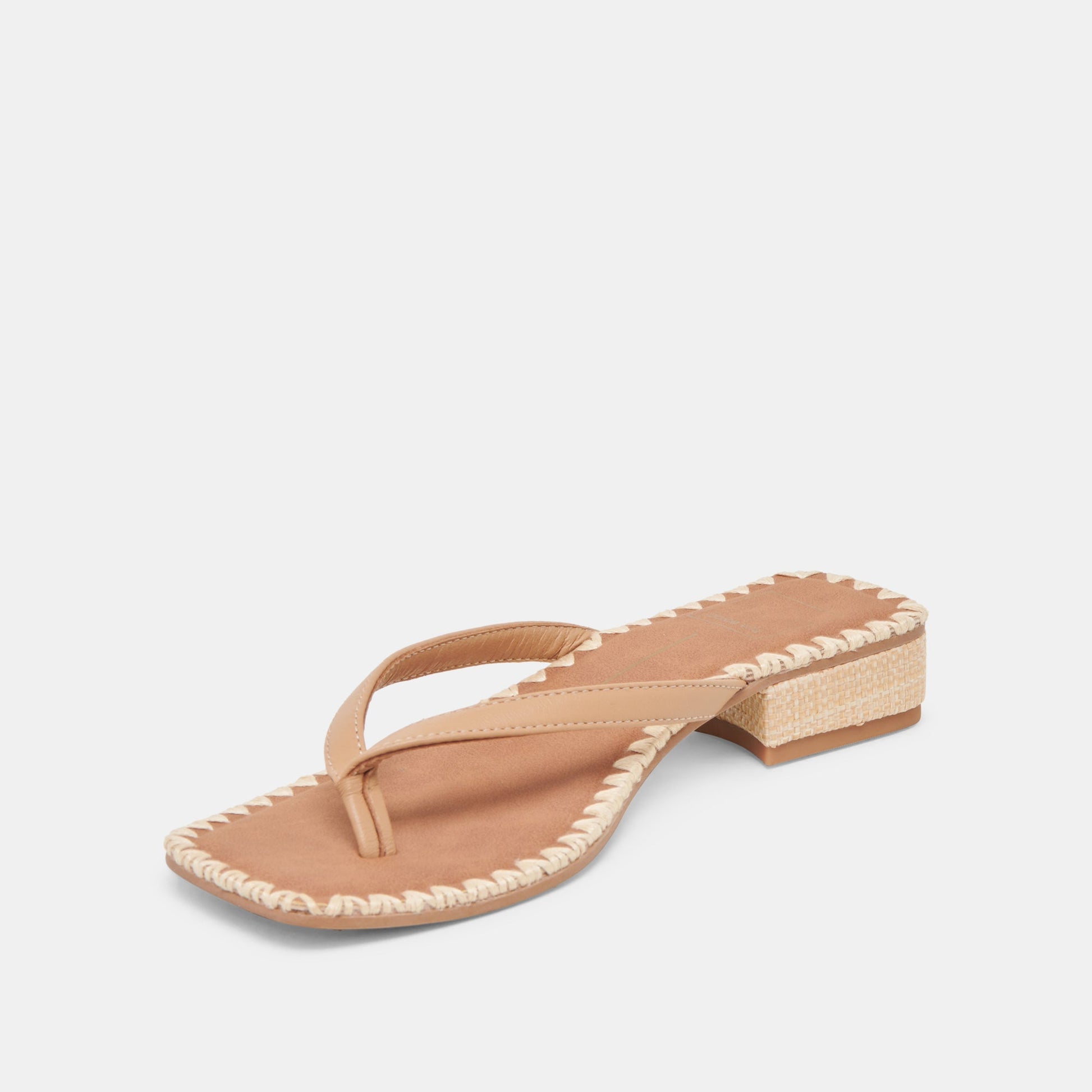 BARTY SANDALS LIGHT TAN LEATHER - Dolce Vita