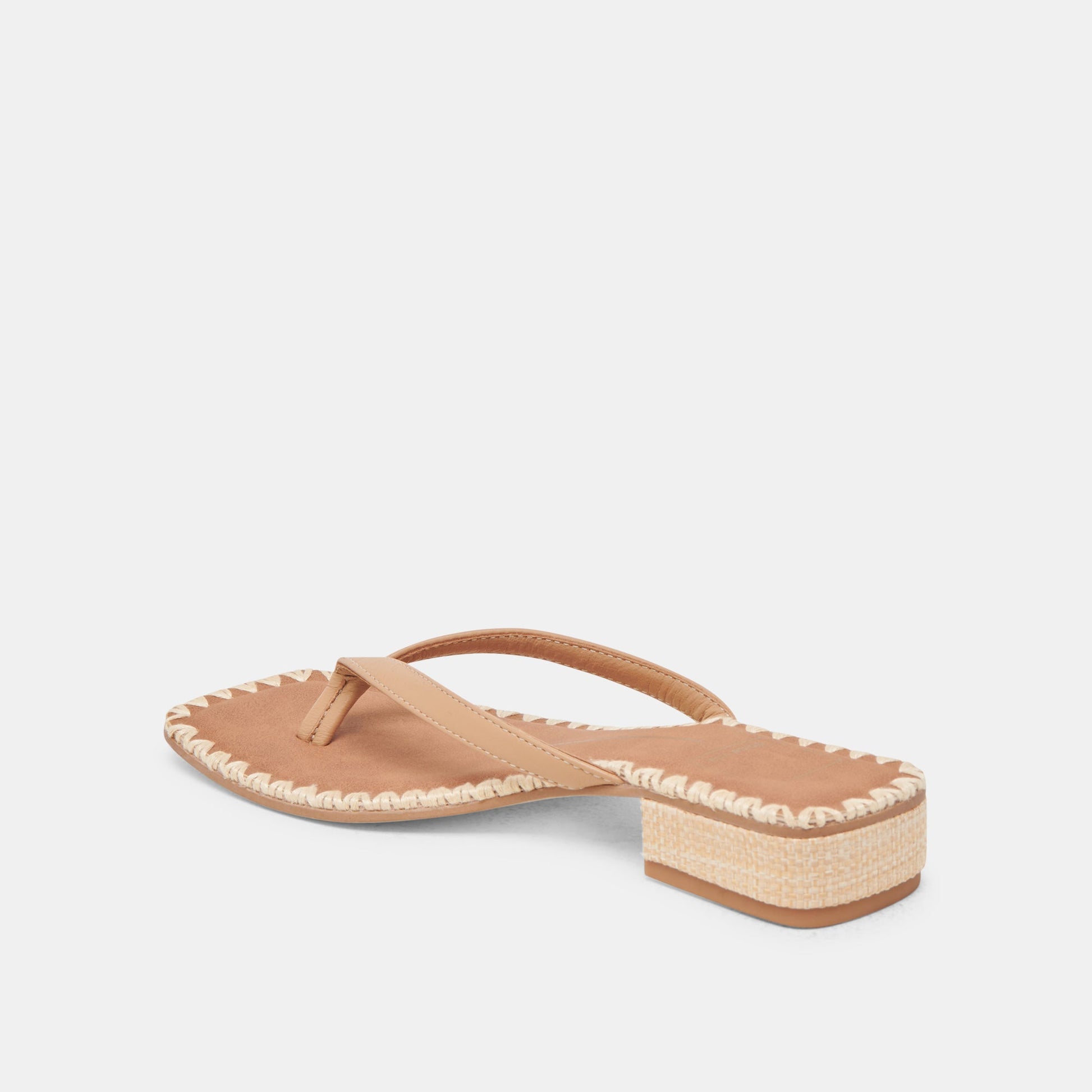 BARTY SANDALS LIGHT TAN LEATHER - Dolce Vita