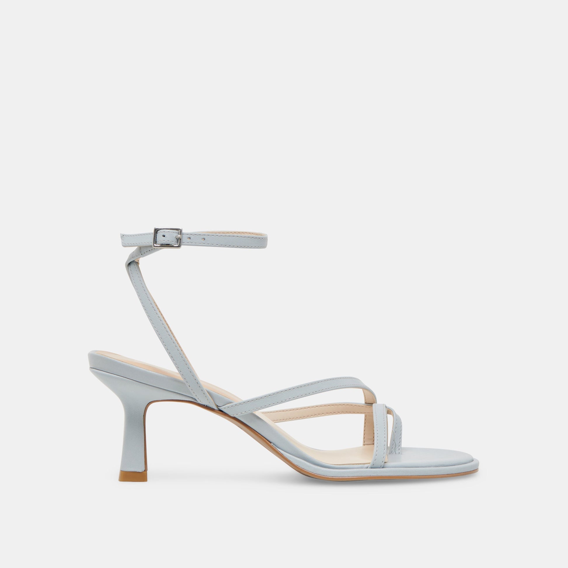 MORAH HEELS ICE BLUE LEATHER - Dolce Vita
