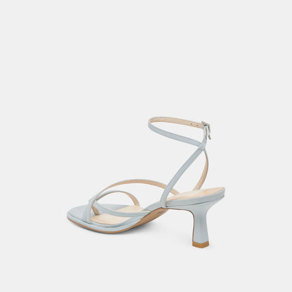 MORAH HEELS ICE BLUE LEATHER - Dolce Vita