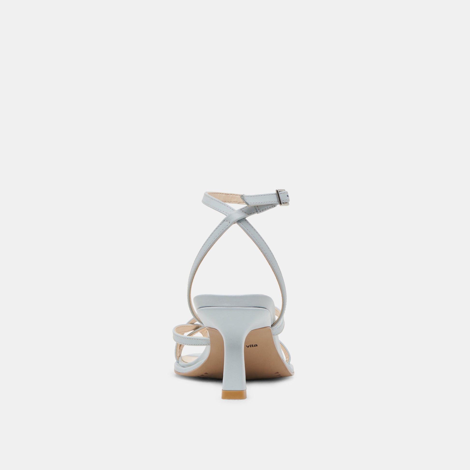 MORAH HEELS ICE BLUE LEATHER - Dolce Vita