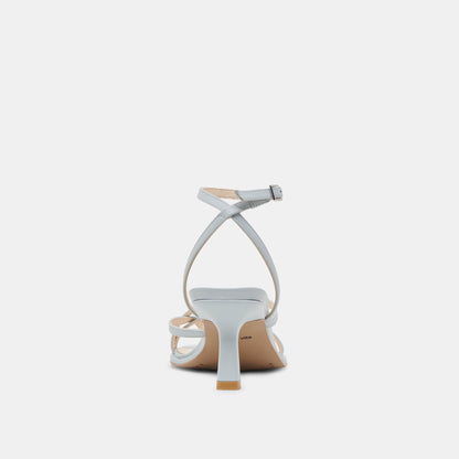 MORAH HEELS ICE BLUE LEATHER - Dolce Vita
