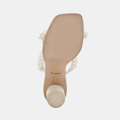 NOEL Heels Vanilla Pearls - Dolce Vita