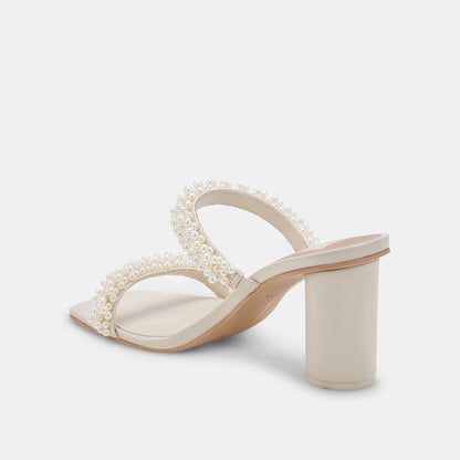 NOEL Heels Vanilla Pearls - Dolce Vita