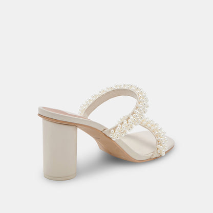 NOEL Heels Vanilla Pearls - Dolce Vita