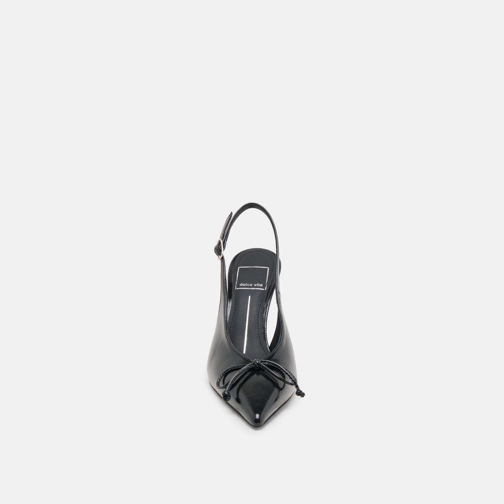 GEENA HEELS BLACK LEATHER - Dolce Vita