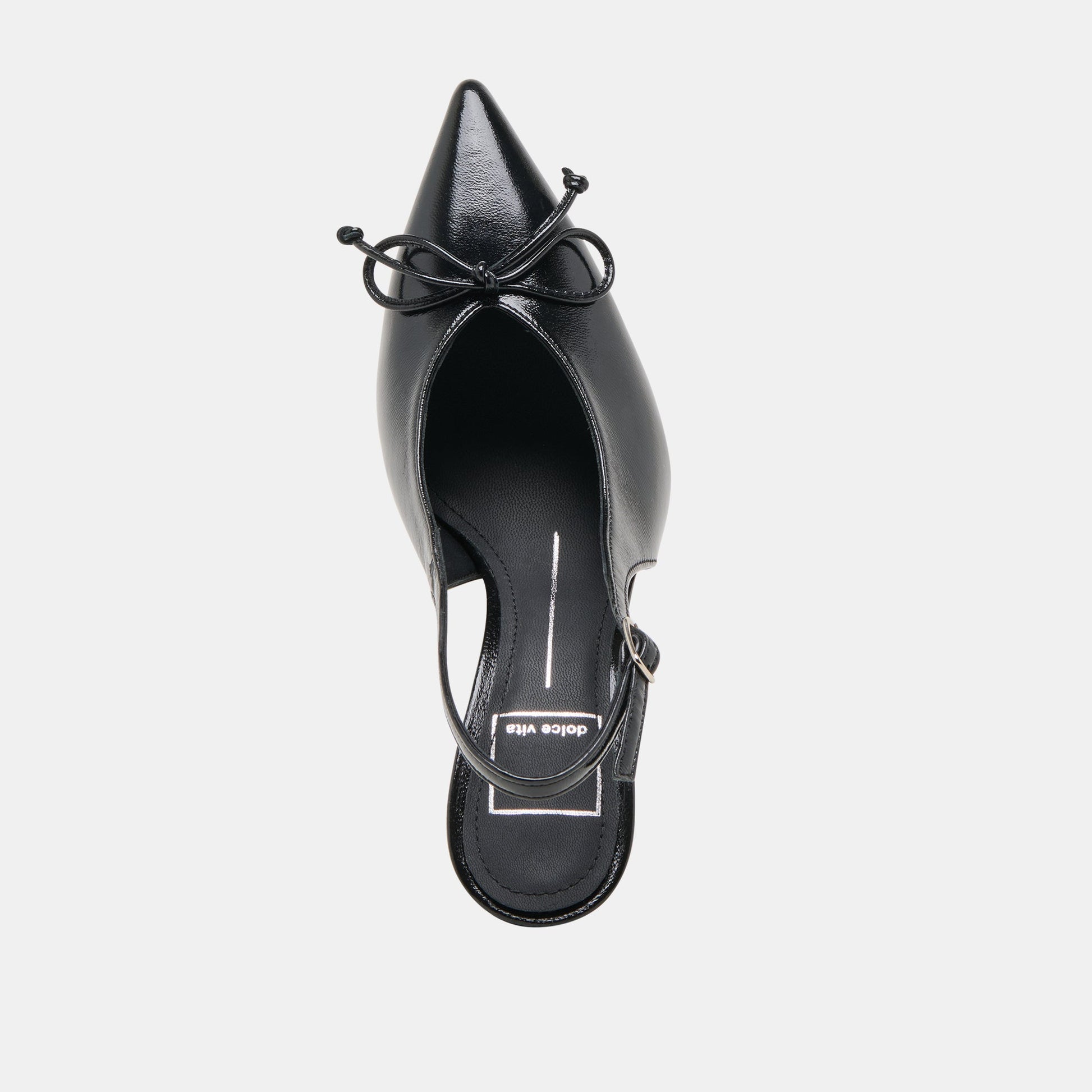 GEENA HEELS BLACK LEATHER - Dolce Vita