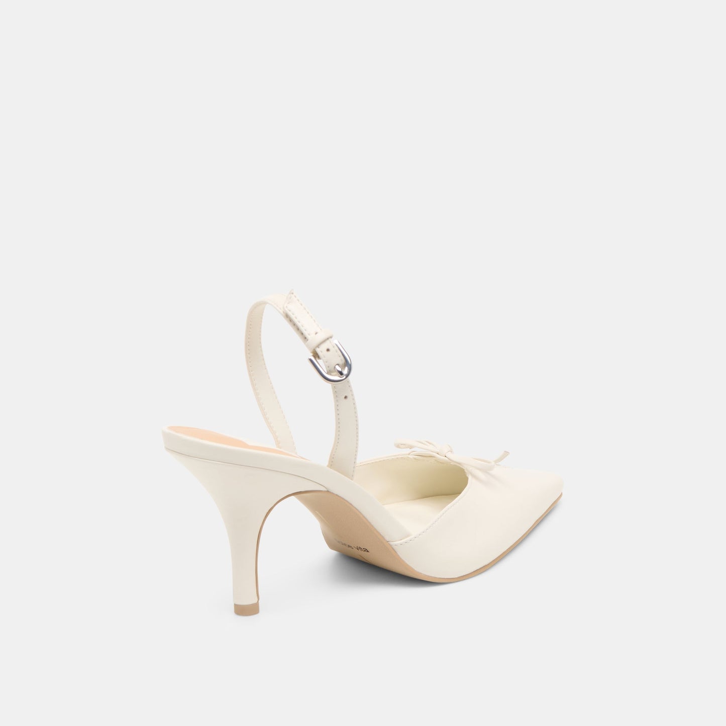 Hamya White Leather Heels - Dolce Vita
