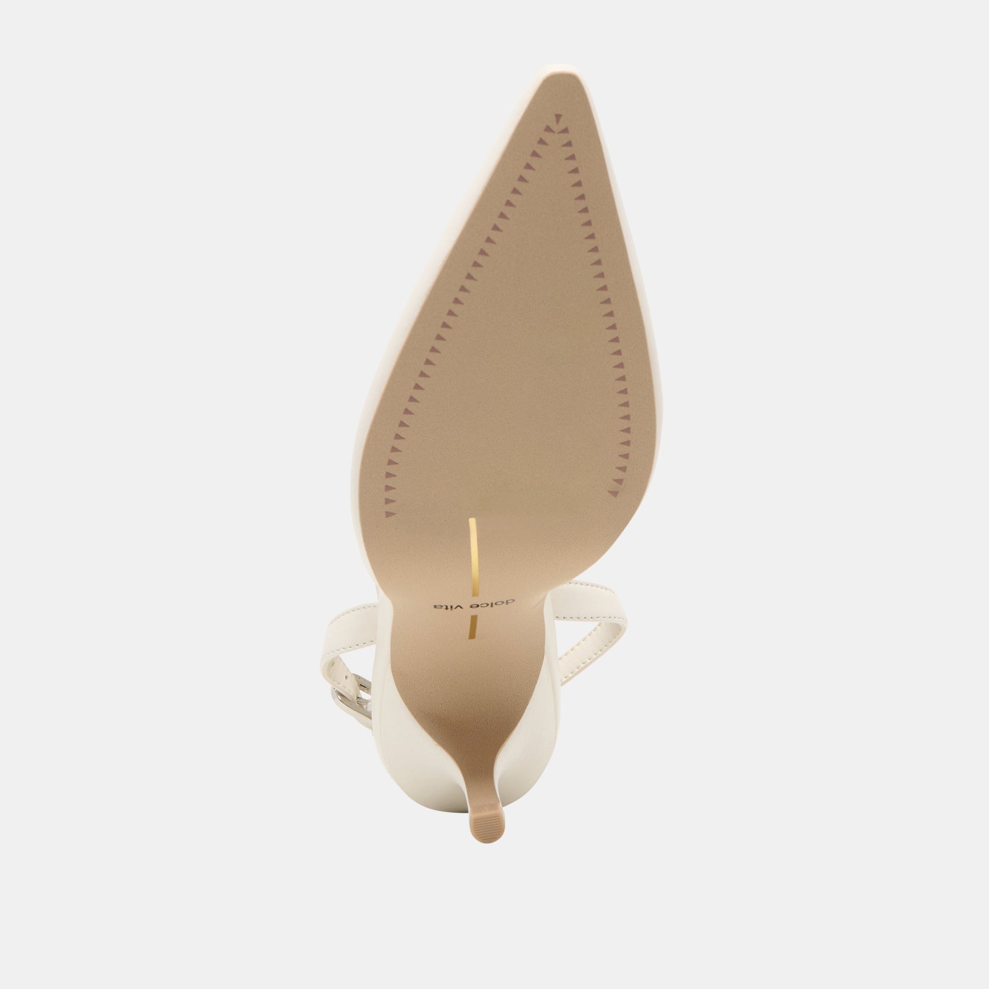 Hamya White Leather Heels - Dolce Vita