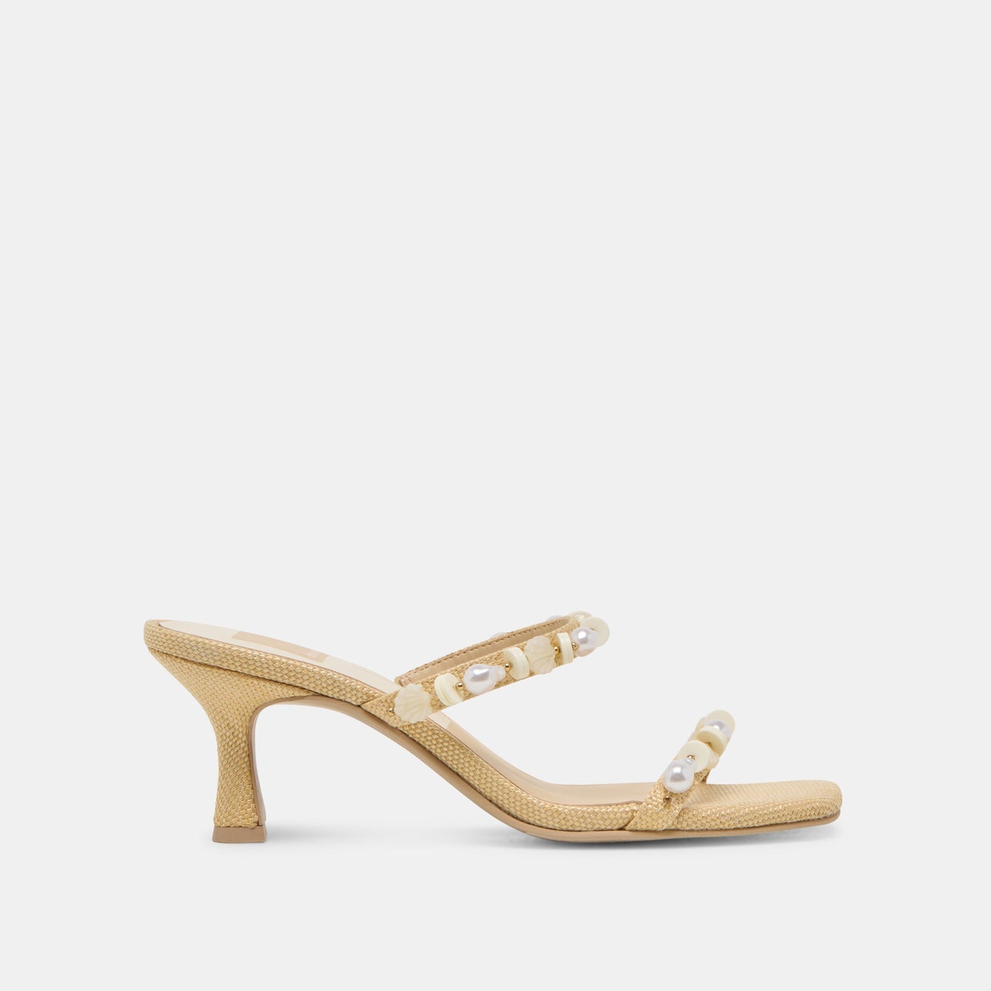 GRASON HEELS LT NATURAL RAFFIA - Dolce Vita