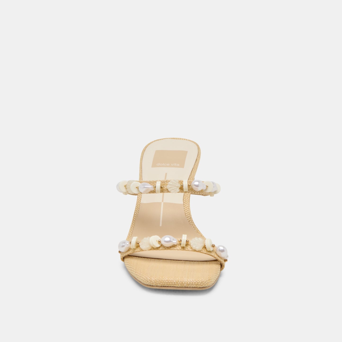 GRASON HEELS LT NATURAL RAFFIA - Dolce Vita