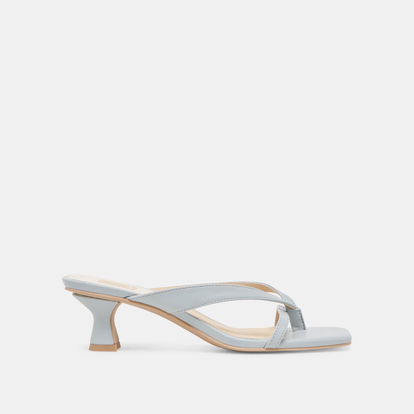 BREVEL HEELS LIGHT BLUE LEATHER - Dolce Vita