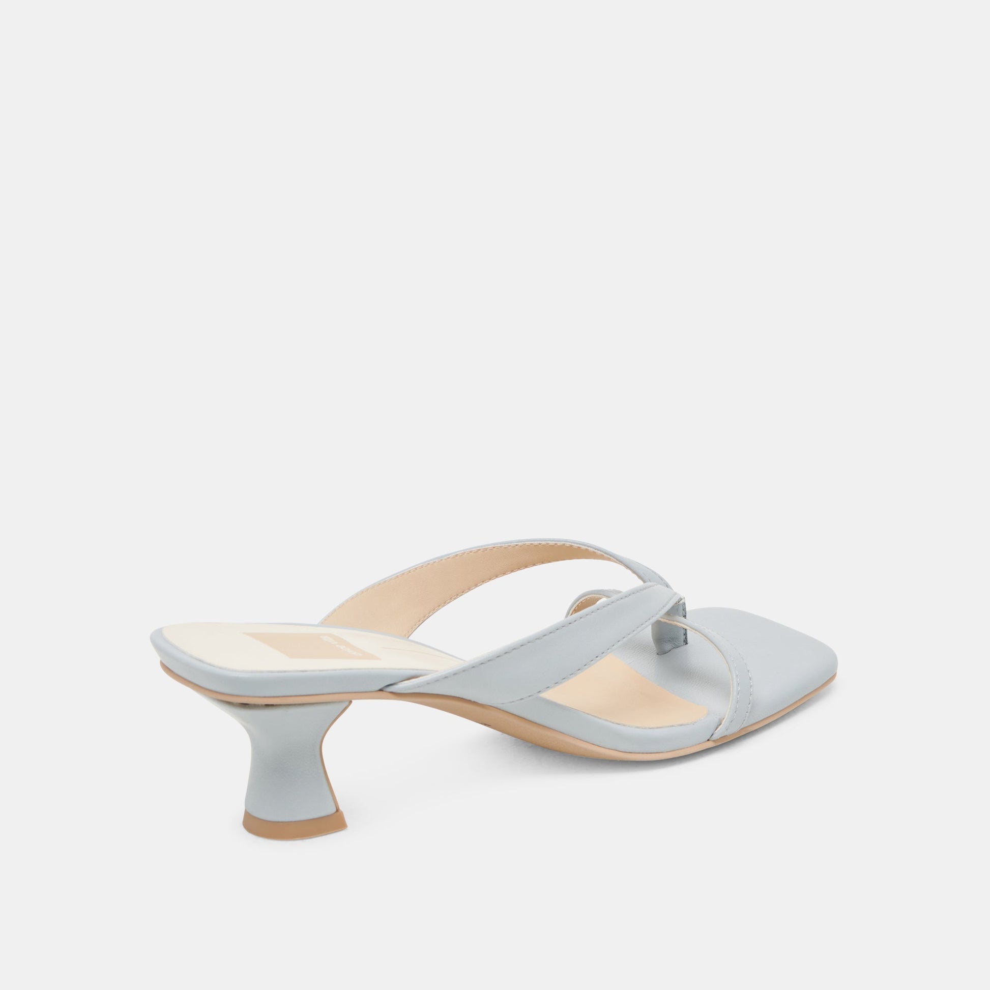 BREVEL HEELS LIGHT BLUE LEATHER - Dolce Vita