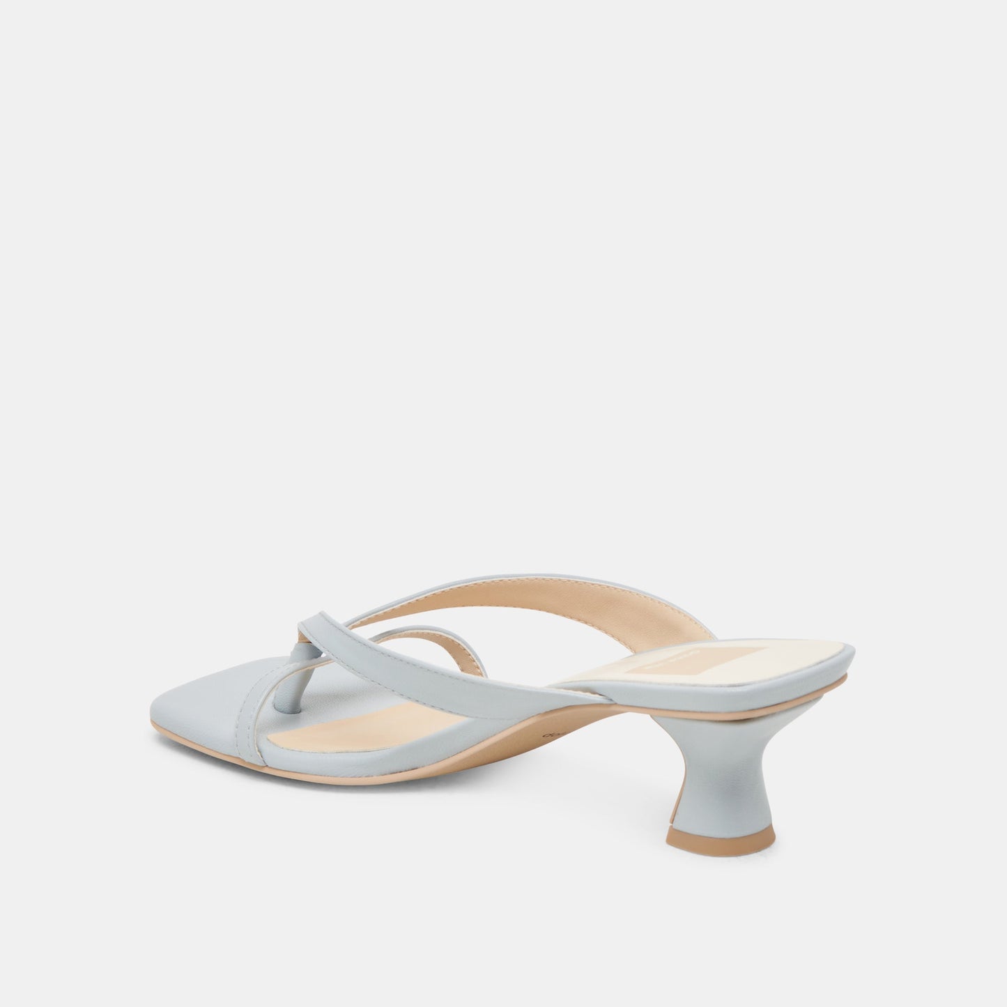 BREVEL HEELS LIGHT BLUE LEATHER - Dolce Vita