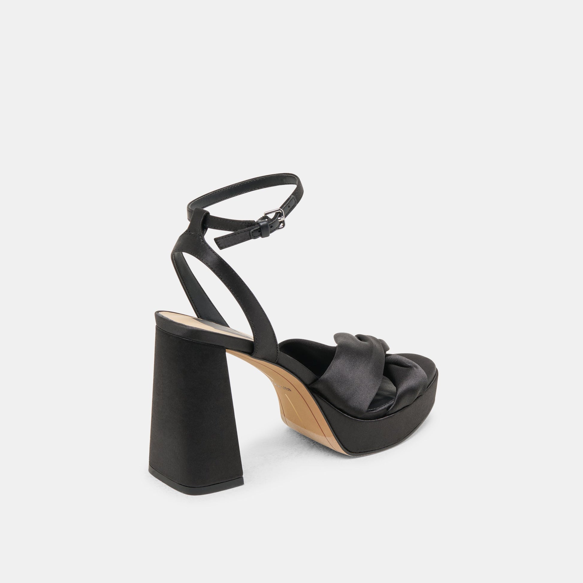 PARLO HEELS ONYX SATIN - Dolce Vita