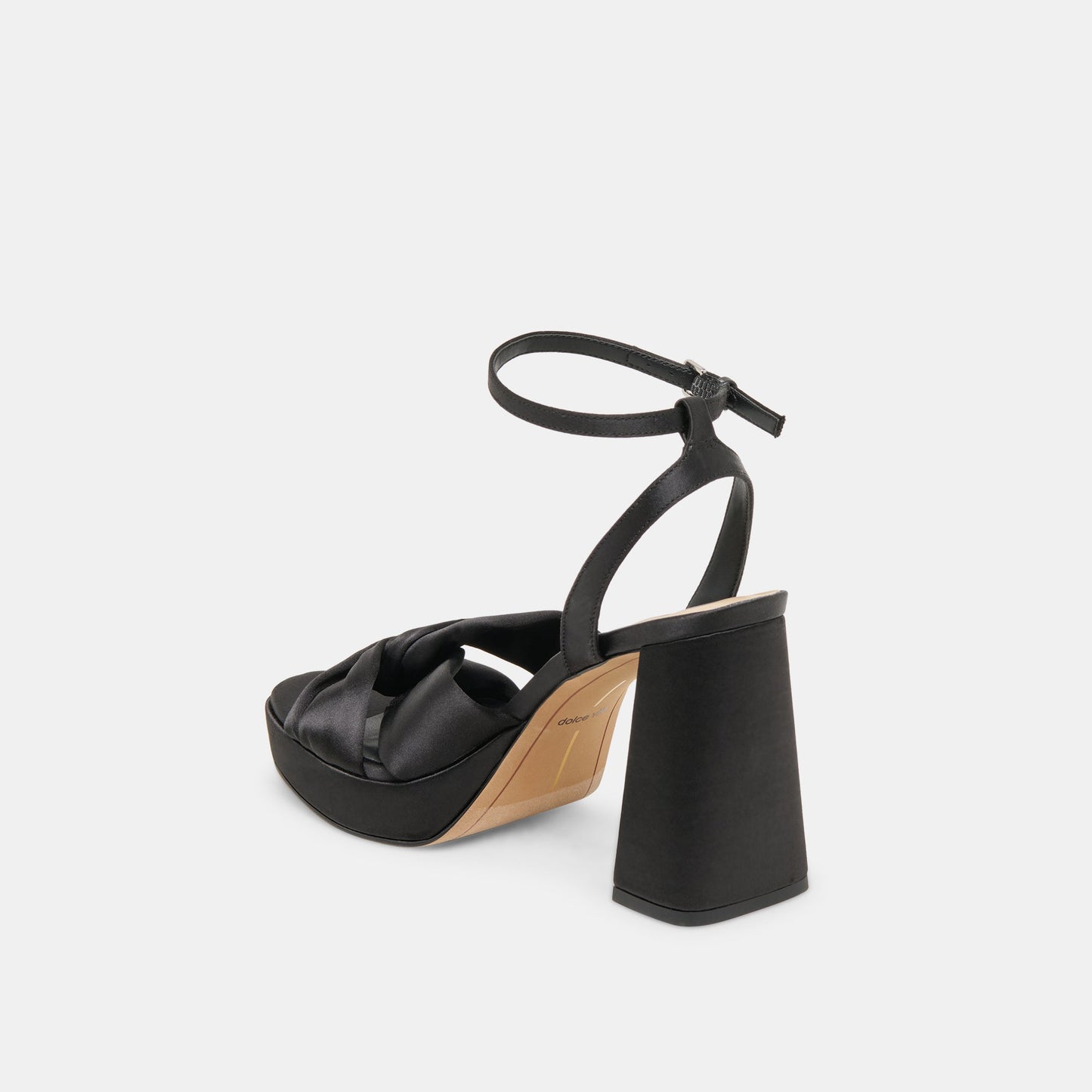 PARLO HEELS ONYX SATIN - Dolce Vita