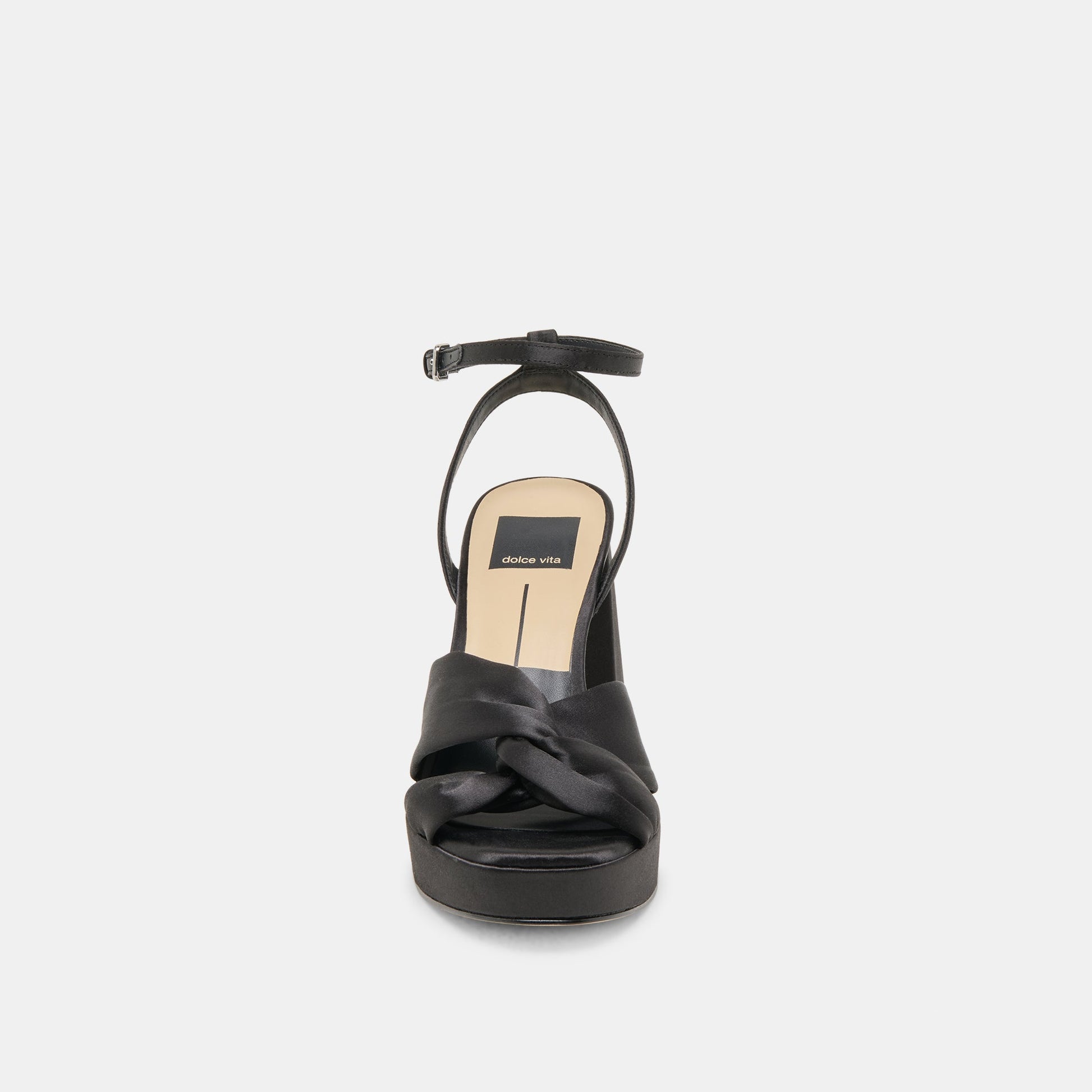 PARLO HEELS ONYX SATIN - Dolce Vita