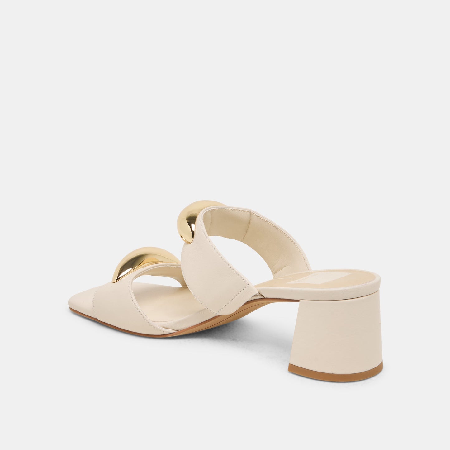 Barnet Bone Leather Heels - Dolce Vita